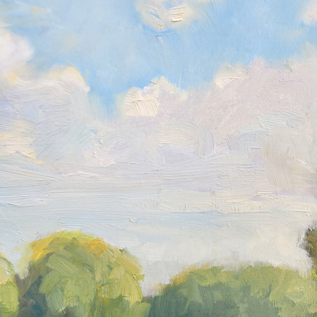 Evening View of the Pond | 30" h x 40" w - Liza Pruitt