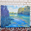 Evening View of the Pond | 30" h x 40" w - Liza Pruitt