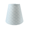 Fabric Candle Clip Lampshade - Blue Petite Lottie - for Sconce or Chandelier - Liza Pruitt