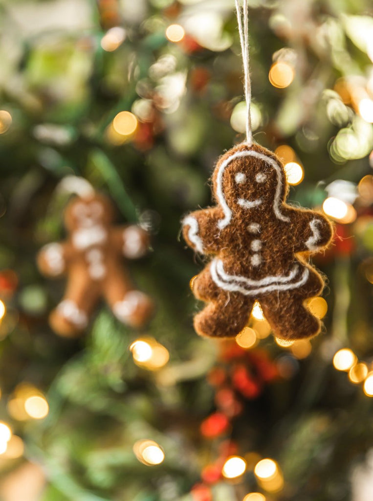Felt Gingerbread Ornaments - Liza Pruitt