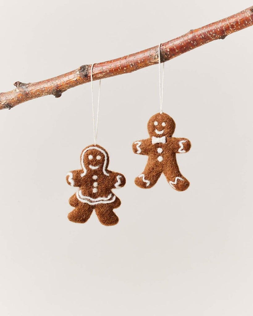 Felt Gingerbread Ornaments - Liza Pruitt