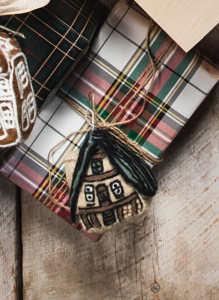 Felted A - Frame Ornament - Liza Pruitt