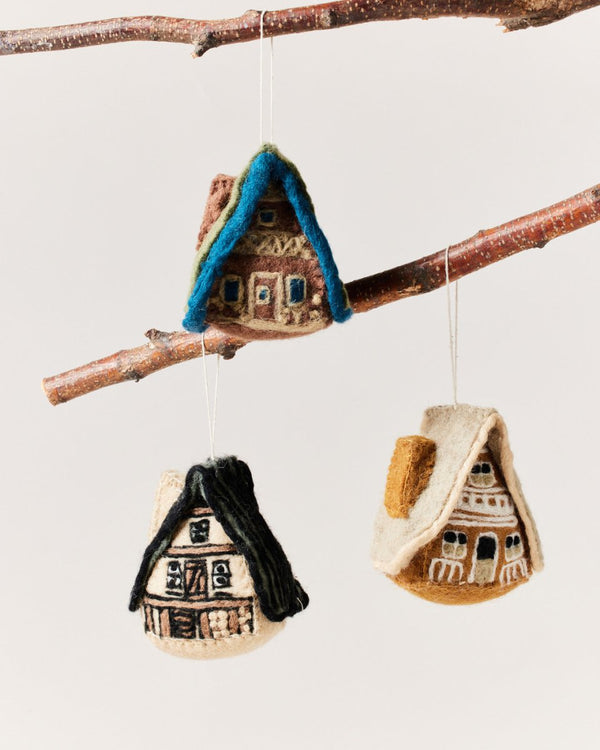 Felted A - Frame Ornament - Liza Pruitt