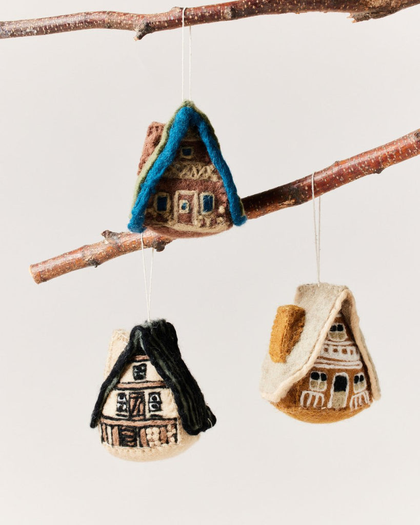 Felted A - Frame Ornament - Liza Pruitt