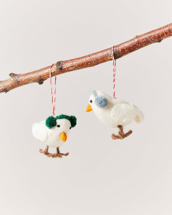 Felted Bird Ornament - Liza Pruitt