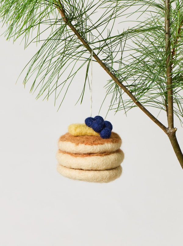 Felted Breakfast Ornament - Liza Pruitt