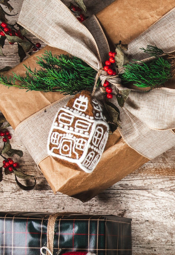 Felted Dutch House Ornament - Liza Pruitt