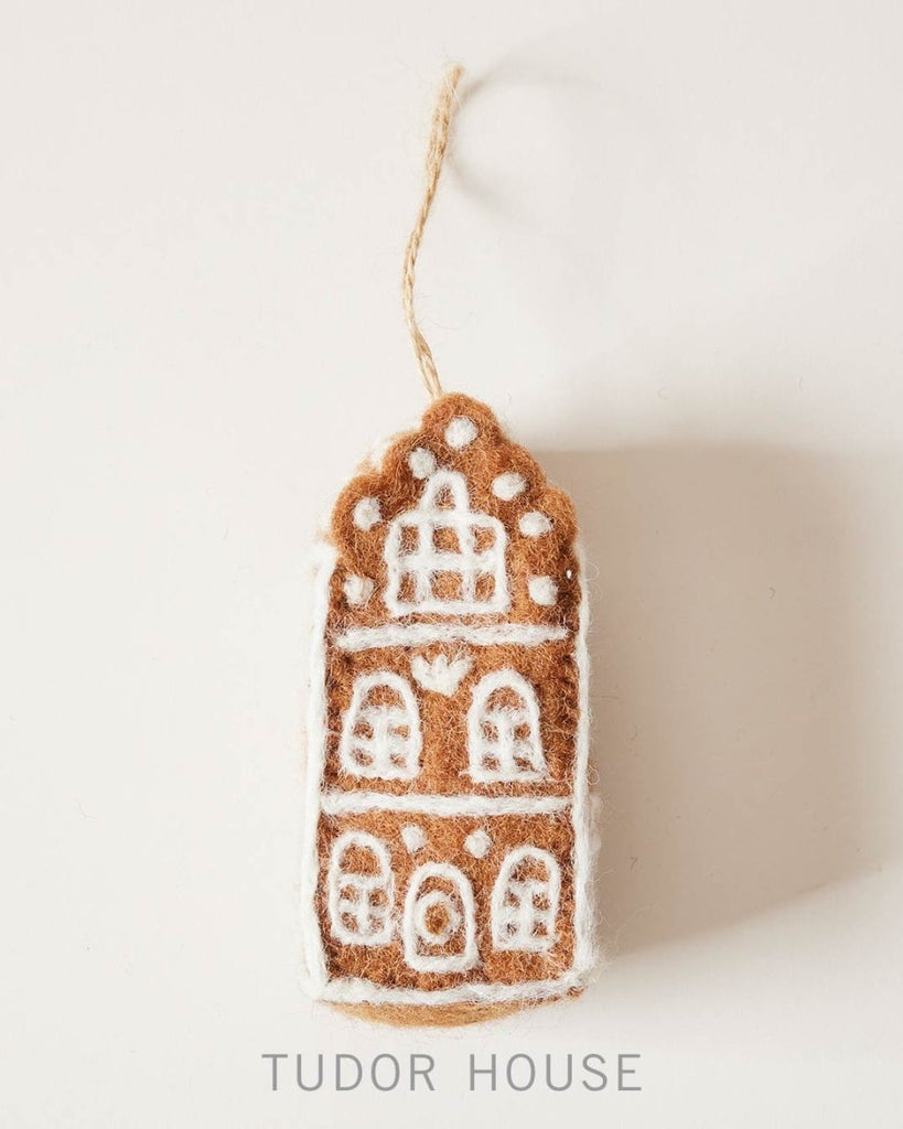 Felted Dutch House Ornament - Liza Pruitt