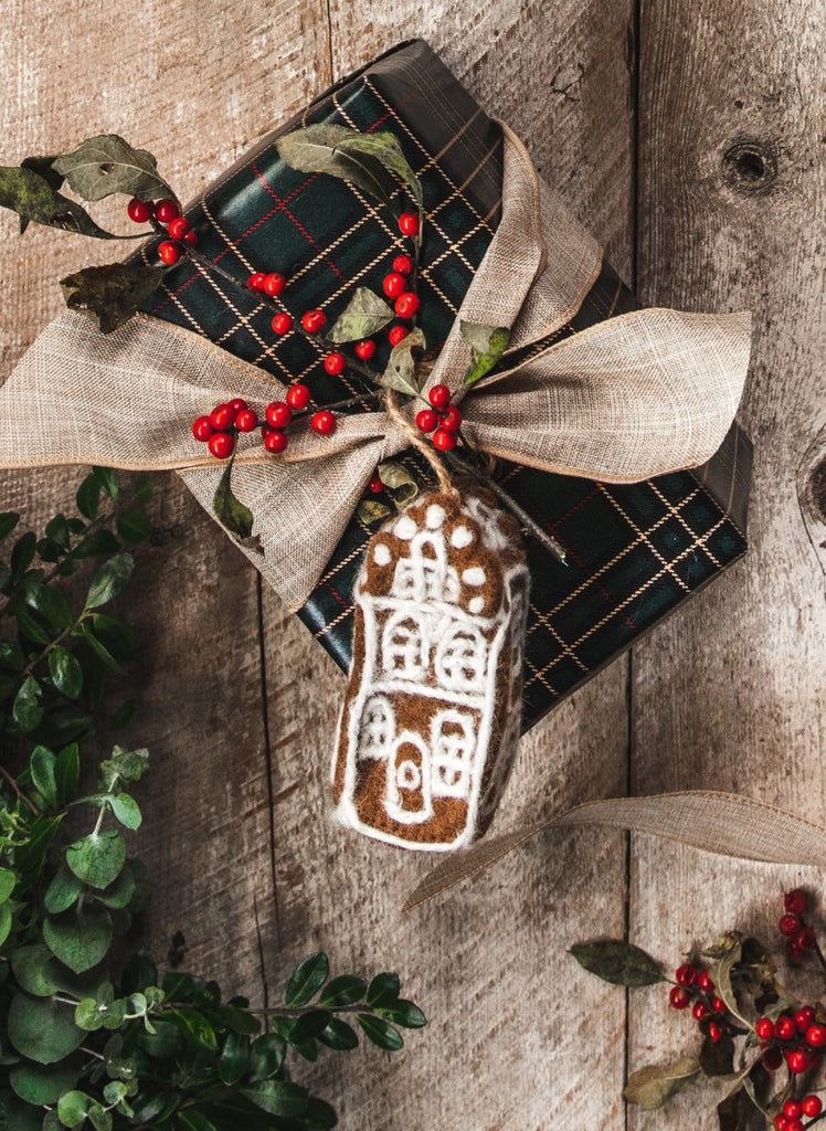 Felted Dutch House Ornament - Liza Pruitt