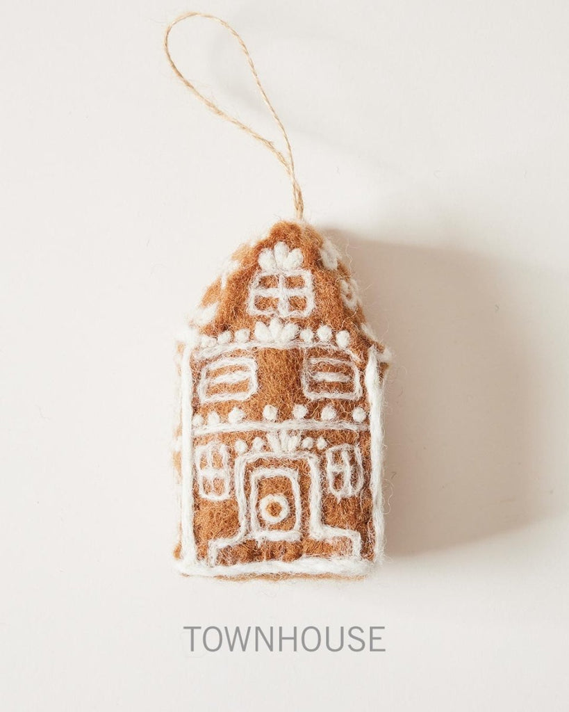 Felted Dutch House Ornament - Liza Pruitt