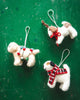 Felted Festive Pup Ornament - Liza Pruitt