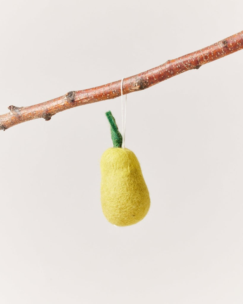 Felted Fruit Ornament - Liza Pruitt