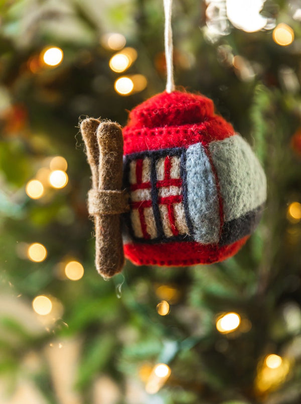 Felted Gondola Ornament - Liza Pruitt