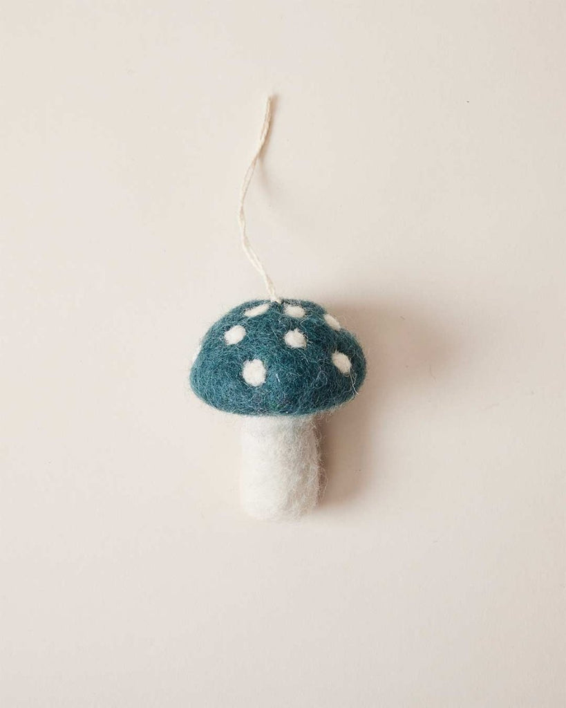 Felted Mushroom Ornament - Liza Pruitt