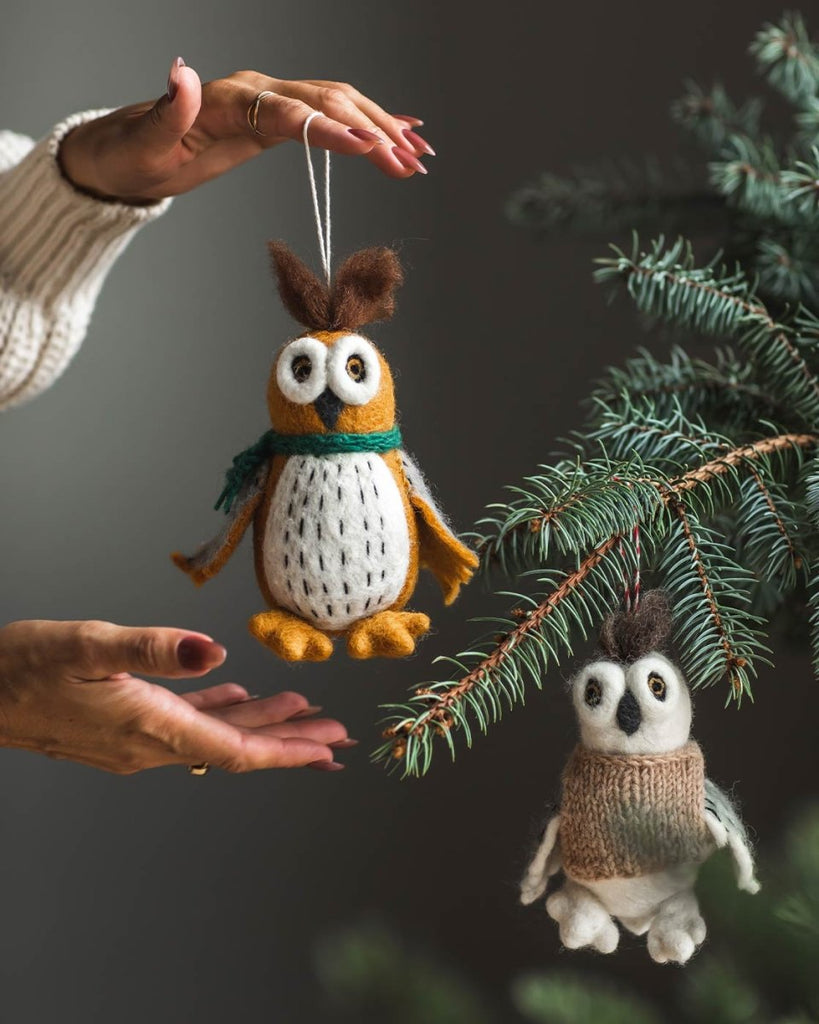 Felted Woodland Animal Ornament - Liza Pruitt