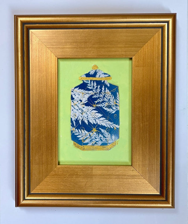 Fern Design | 12" h x 10" w | Framed - Liza Pruitt
