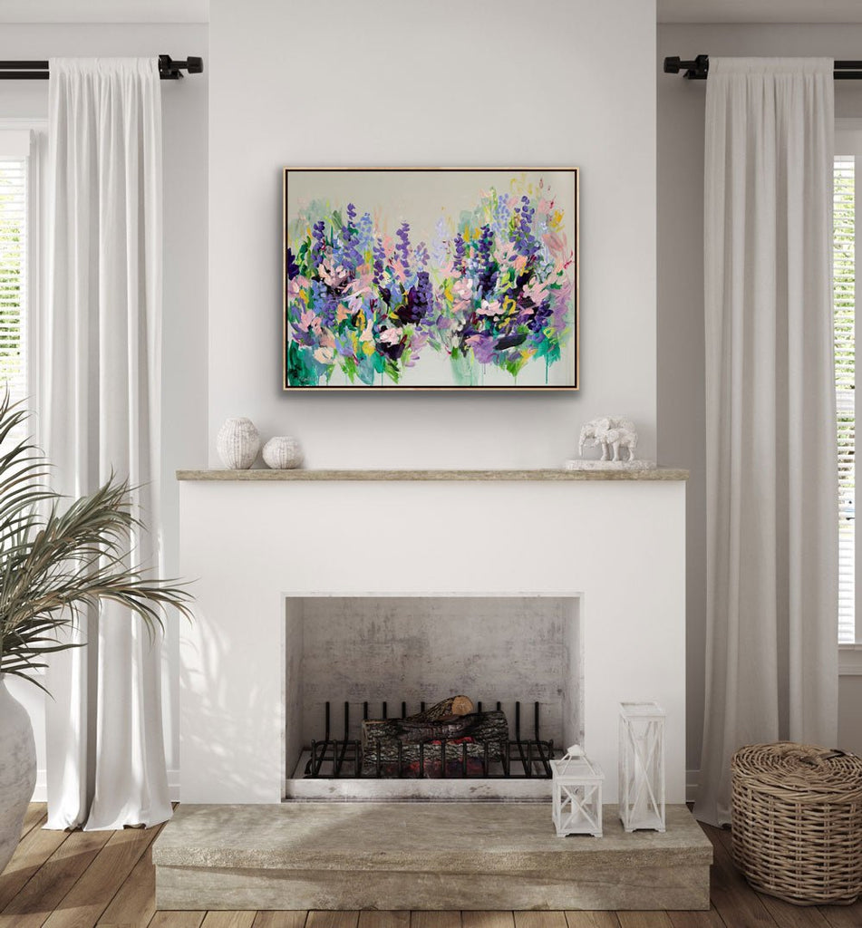 Fields of Joy | 30" h x 40" w | Framed - Liza Pruitt