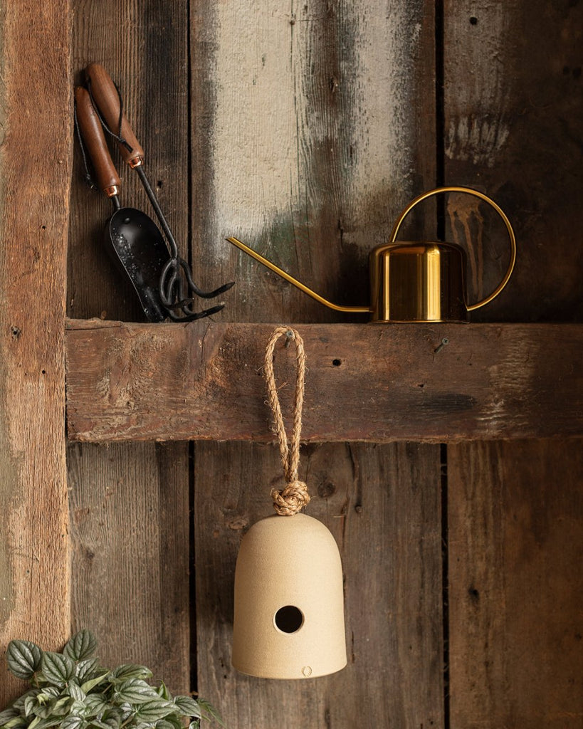 Fieldstone Hanging Bird Shelter - Liza Pruitt