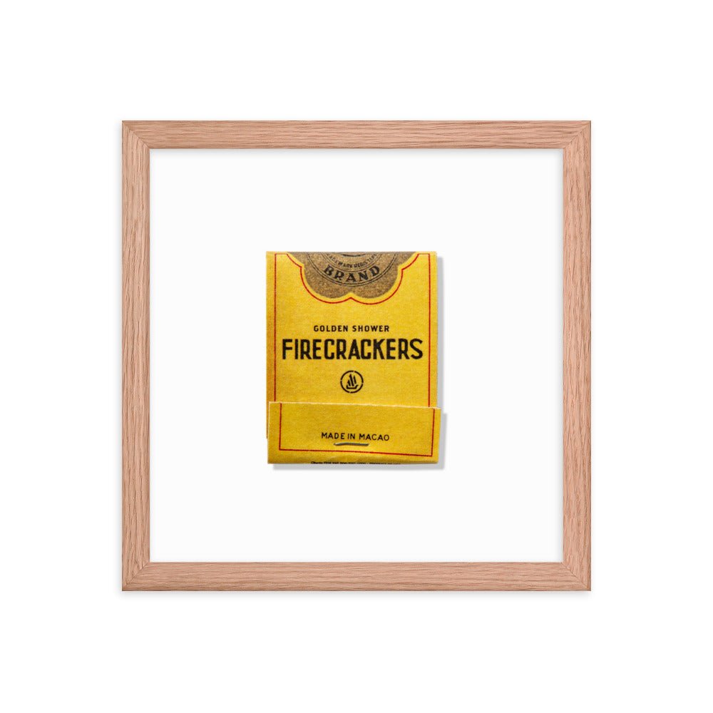 Firecrackers Framed Print - Liza Pruitt