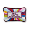 Firework Mini Needlepoint Pillow - Liza Pruitt