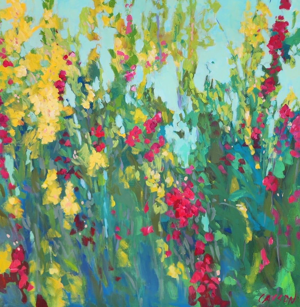 First Bloomers | 36" h x 36" w - Liza Pruitt