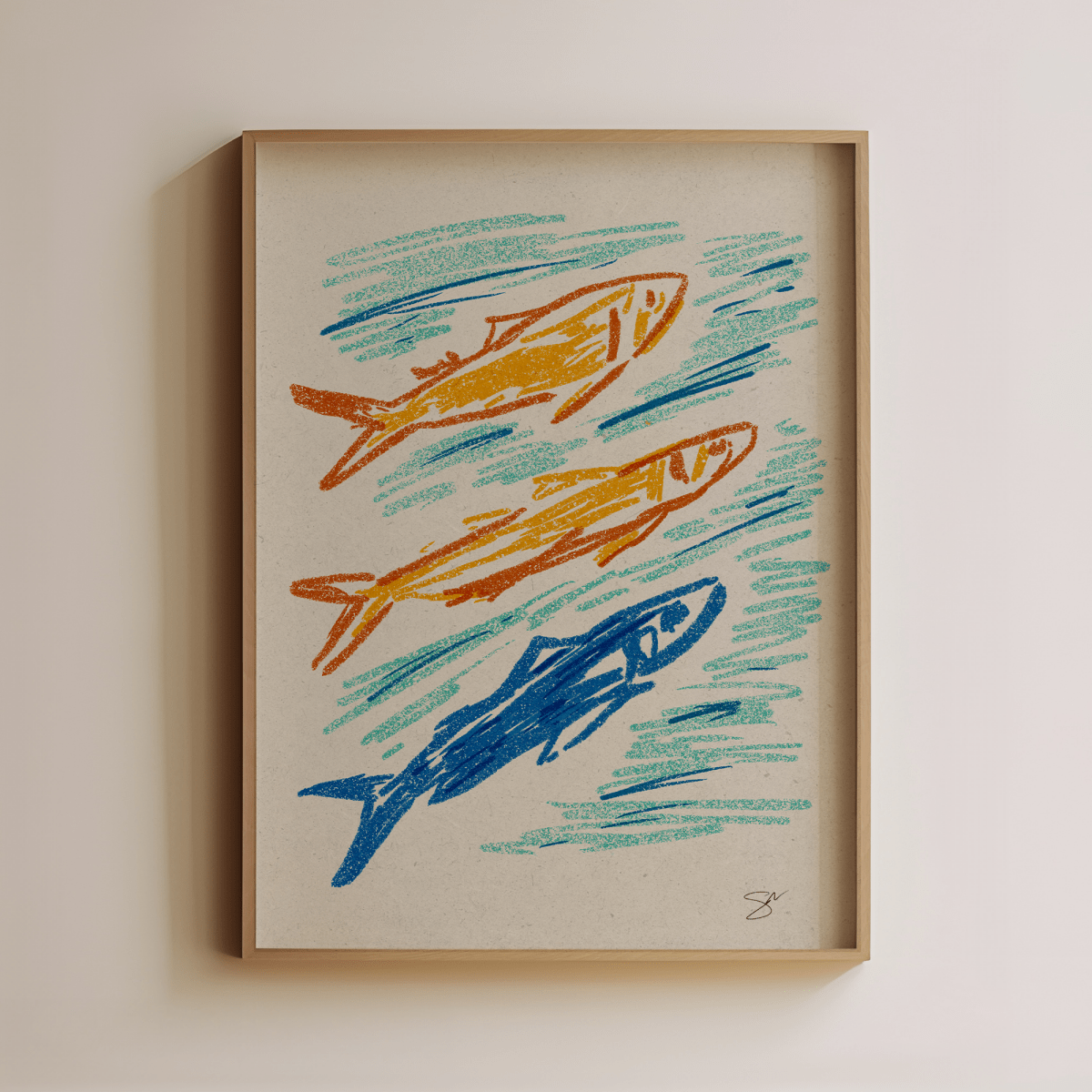 Fish Sardines by Seb Moran– Liza Pruitt