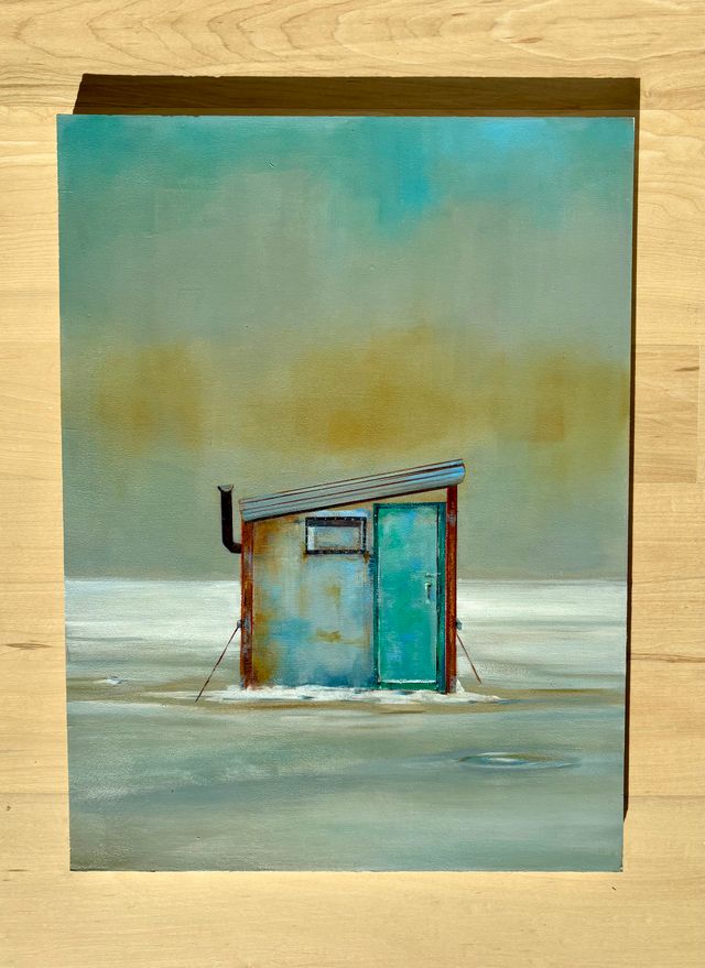 Fish Tales I | 16” h x 12" w - Liza Pruitt