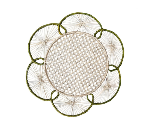 Flora Iraca Charger (Verde) - Liza Pruitt