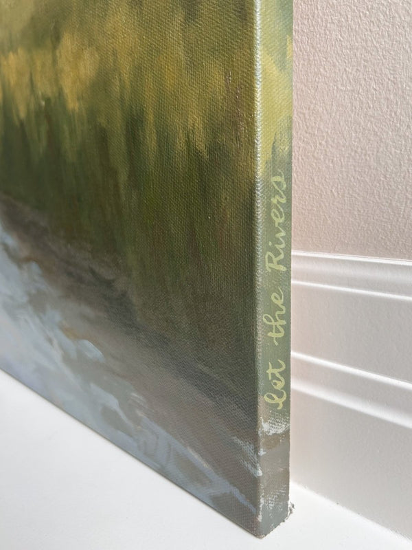 Flow Down Like Rivers | 30" h x 20" w - Liza Pruitt