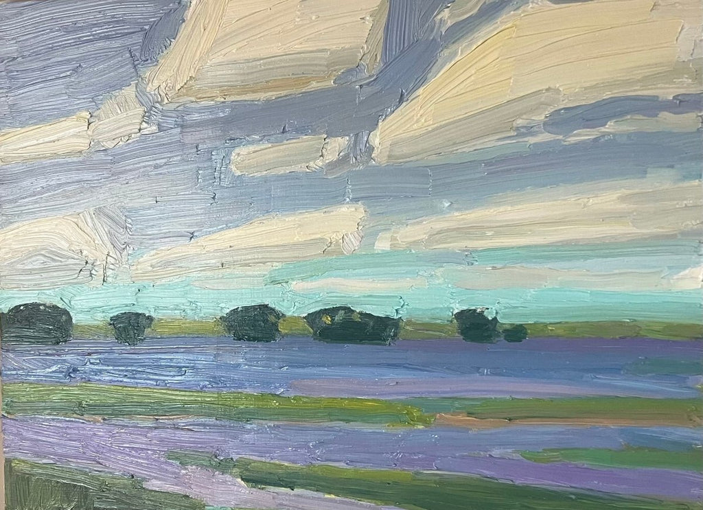 Flower Field | 12" h x 16" w - Liza Pruitt