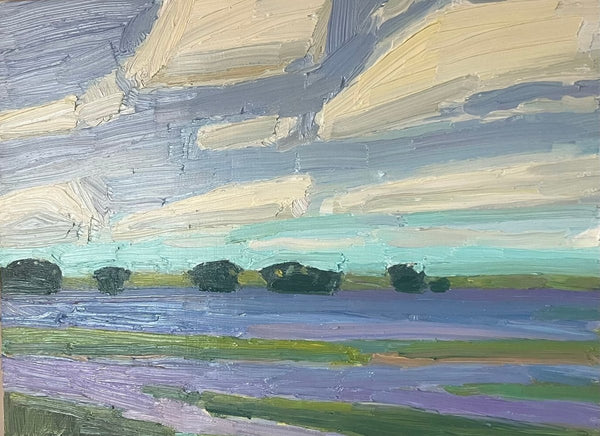 Flower Field | 12" h x 16" w - Liza Pruitt