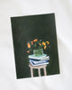Flowers and Books | 7" h x 5" w - Liza Pruitt