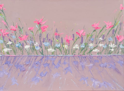 Flower's Edge | 18" h x 24" w - Liza Pruitt