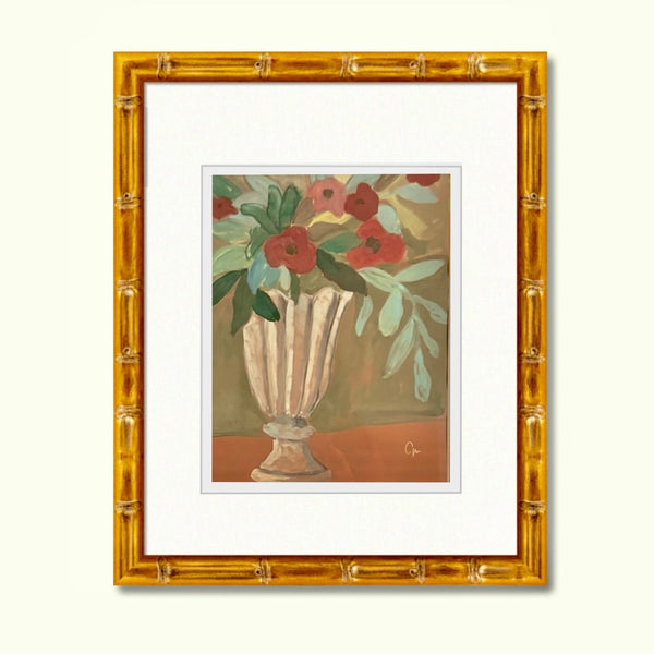 Fluted with Curves | 11" h x 8.5" w | Framed - Liza Pruitt