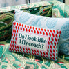 Fly Coach Needlepoint Pillow - Liza Pruitt
