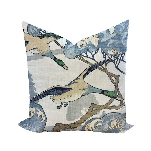 Flying Ducks in Blue by Mulberry Home - Liza Pruitt