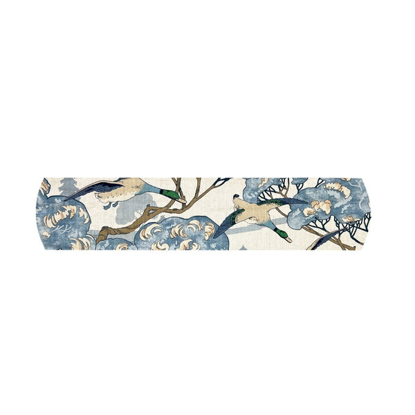 Flying Ducks in Blue by Mulberry Home Bolster - Liza Pruitt