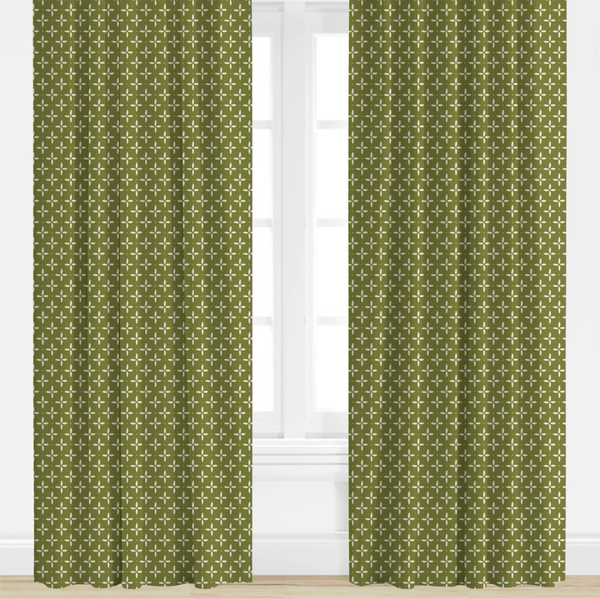 Folly Reverse in Olive Drapery Panel - Liza Pruitt