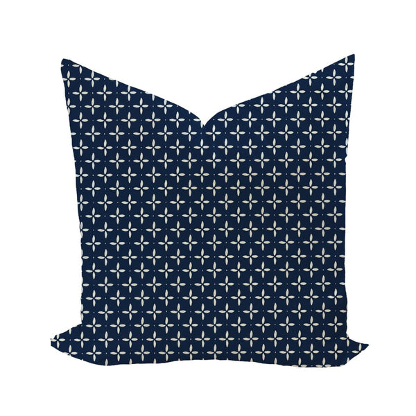 Folly Star Pillow Cover in Admiral Reverse - Liza Pruitt