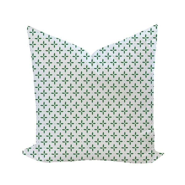 Folly Star Pillow Cover in Emerald - Liza Pruitt