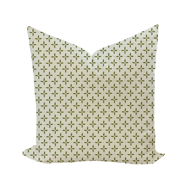 Folly Star Pillow Cover in Olive - Liza Pruitt
