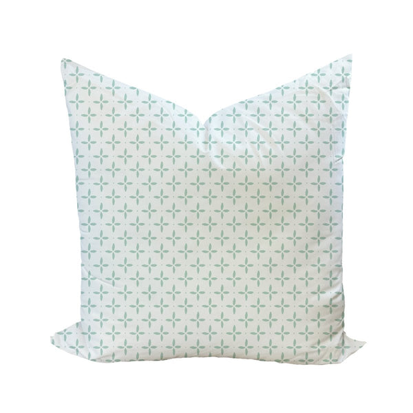 Folly Star Pillow Cover in Seafoam - Liza Pruitt