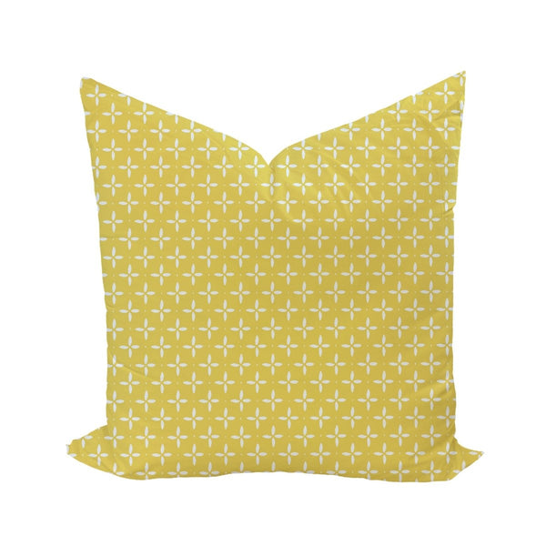 Folly Star Reverse Pillow Cover in Daffodil - Liza Pruitt