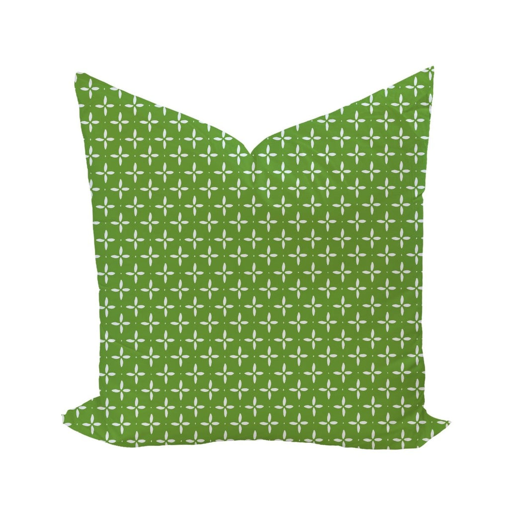 Folly Star Reverse Pillow Cover in Moss - Liza Pruitt