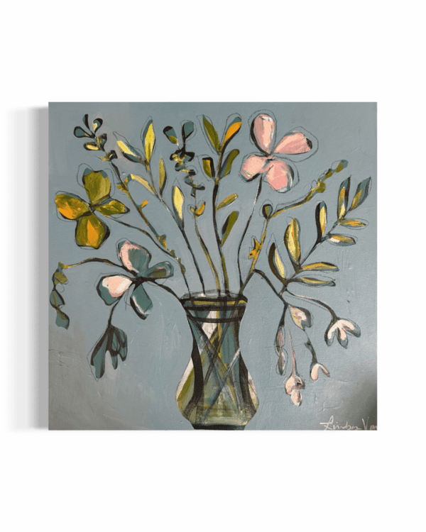 Forest Blooms Set the Table | 24" h x 24" w - Liza Pruitt