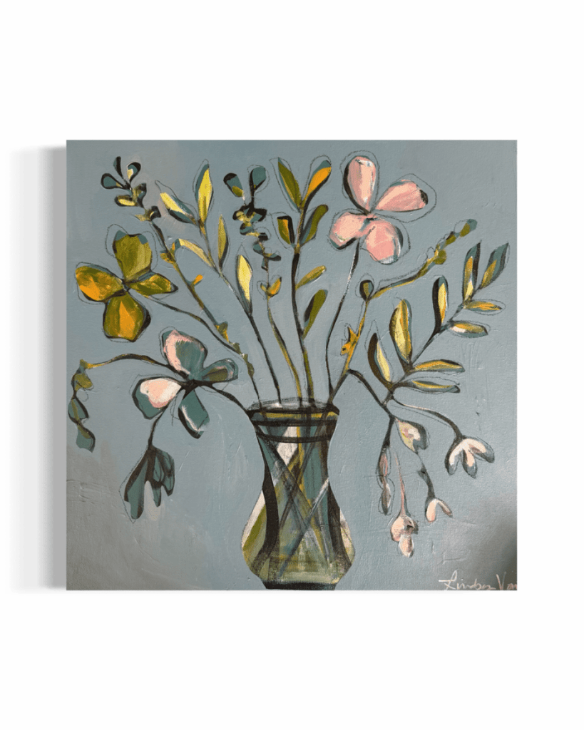 Forest Blooms Set the Table | 24" h x 24" w - Liza Pruitt