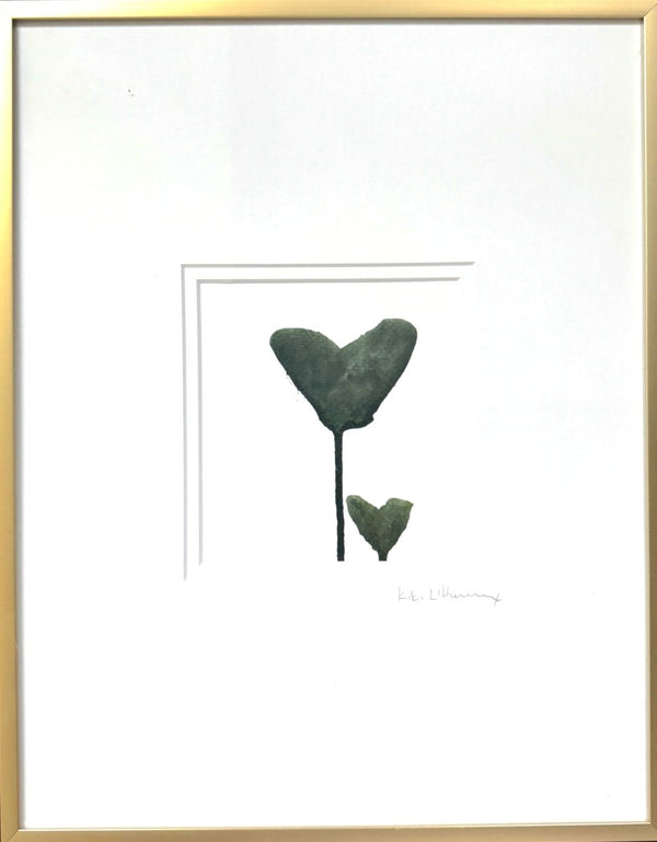 Forest Hearts I | 14" h x 11" w | Framed - Liza Pruitt