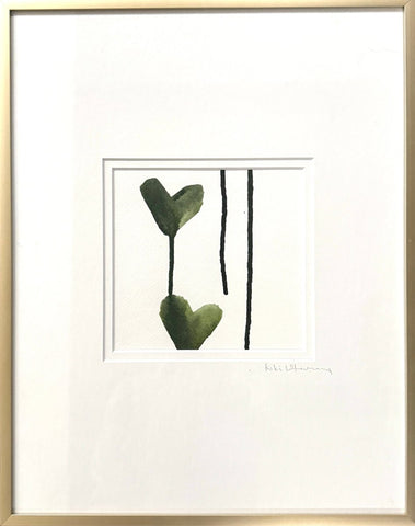 Forest Hearts VIII | 14" h x 11" w | Framed - Liza Pruitt