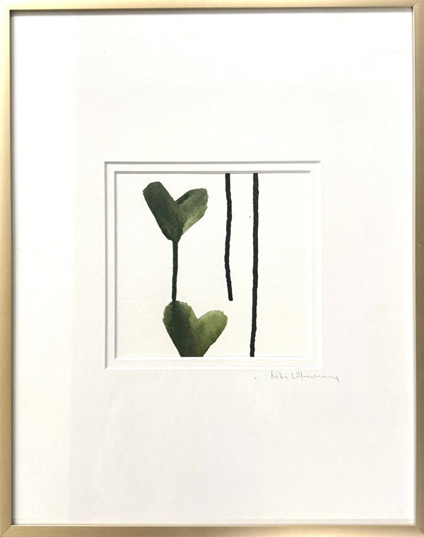 Forest Hearts VIII | 14" h x 11" w | Framed - Liza Pruitt