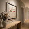 Framed Gucci Logo on Floral Scarf in a 36x36x2 Shadowbox - Liza Pruitt